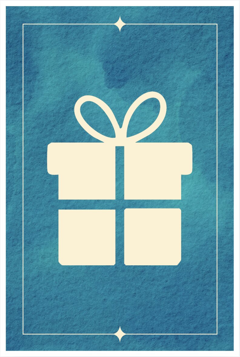 Illustration einer Geschenkkarte von Up To 21
