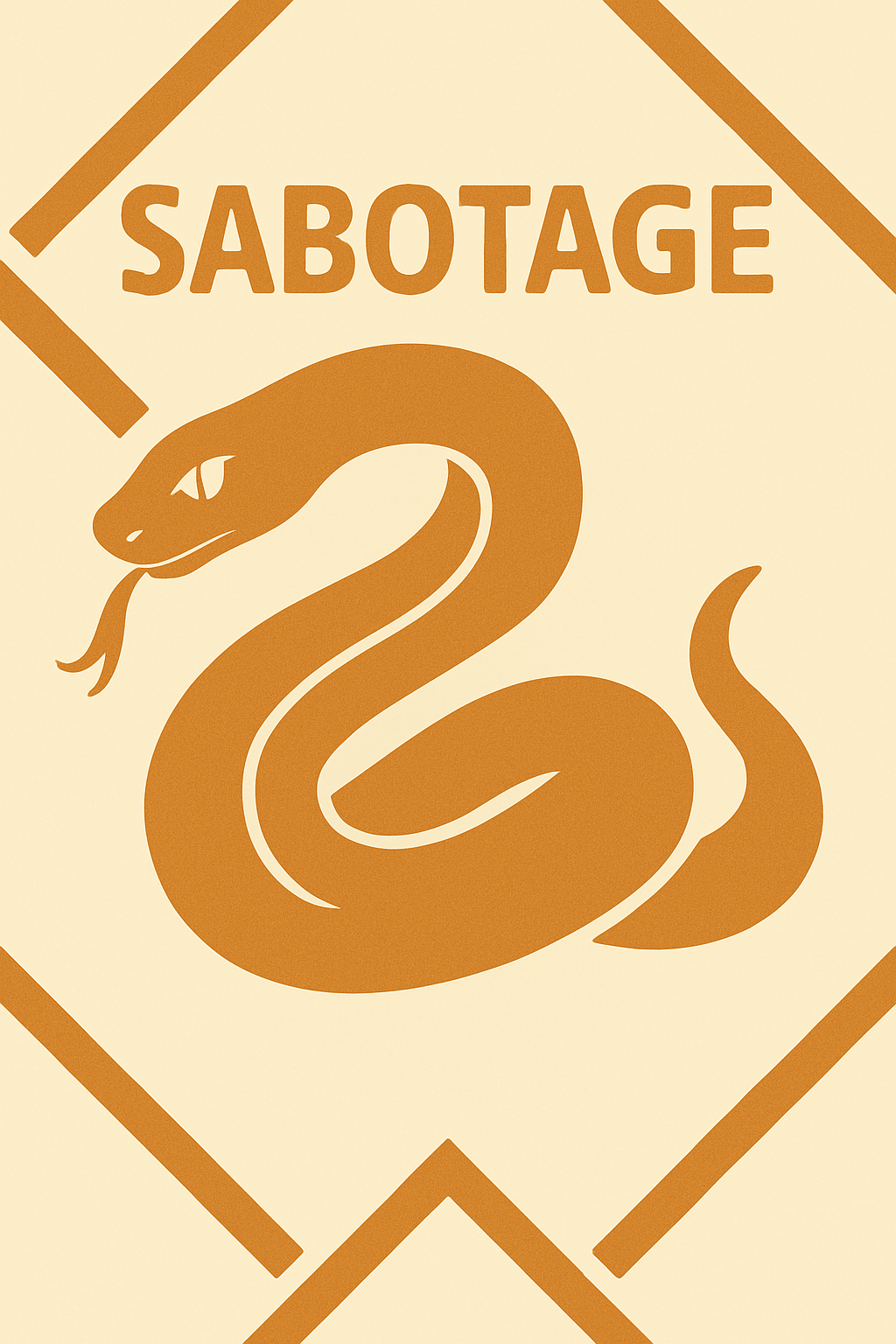 Illustration der Tierkarte Schlange