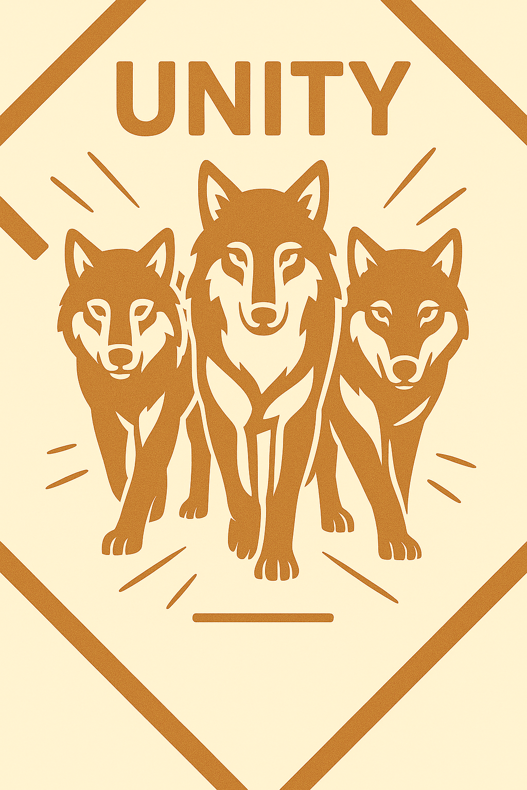 Illustration der Tierkarte Wolf